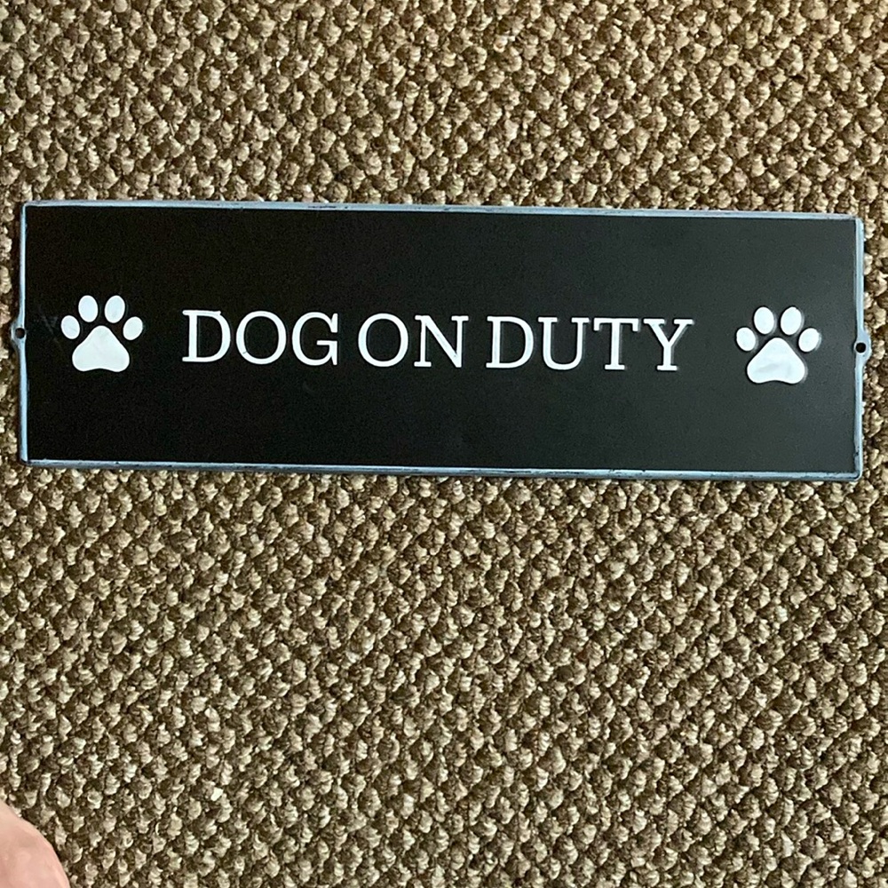 Metal Sign 🐕